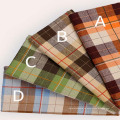 Großhandel Plaid Flanell Stoff Stock viel weniger MOQ Mix Farbe